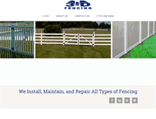 Tablet Screenshot of 3dfencingco.com